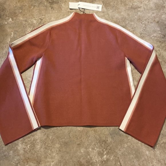 Veronica Beard Retha Sweater Wide Sleeve Mock Turtleneck Heavy Knit NWT - Picture 6 of 7